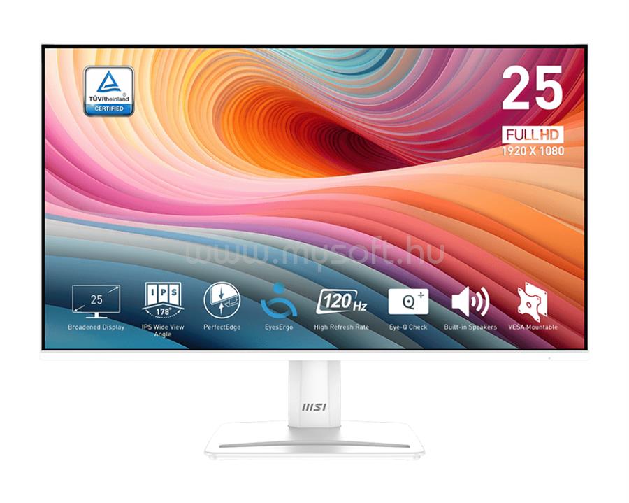 MSI Business PRO MP251W E2 Monitor (fehér)
