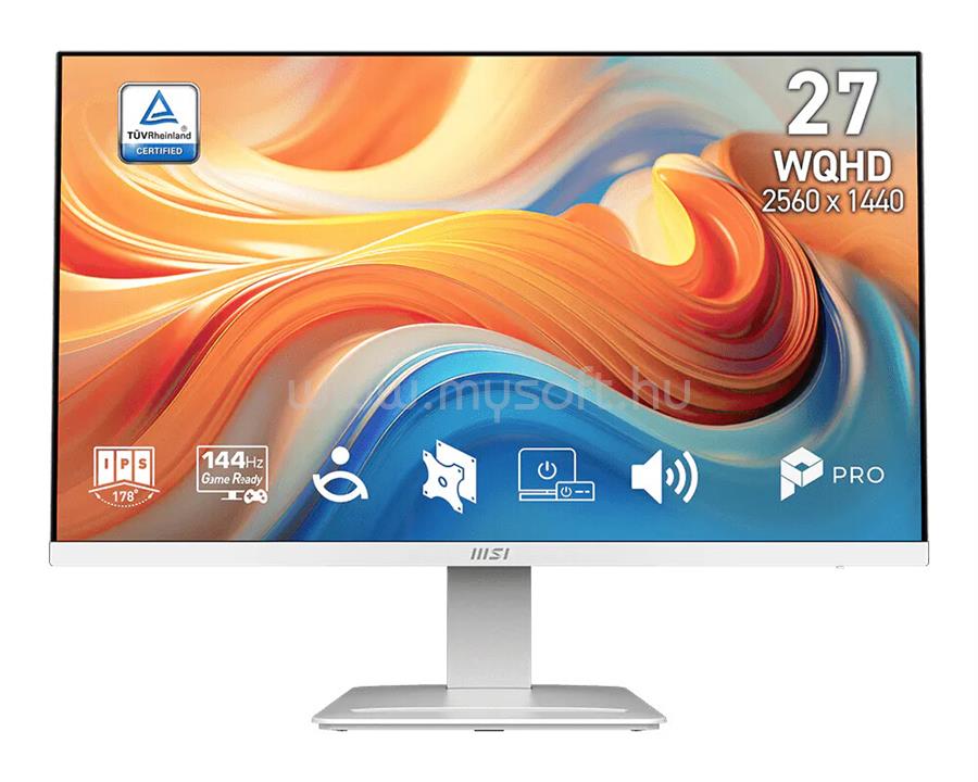 MSI Business PRO MP273QW E14 Monitor (fehér)