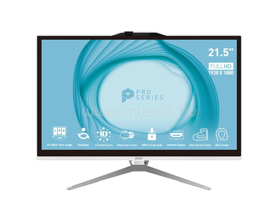 MSI PRO AP222T 13M Touch All-in-One PC (White)