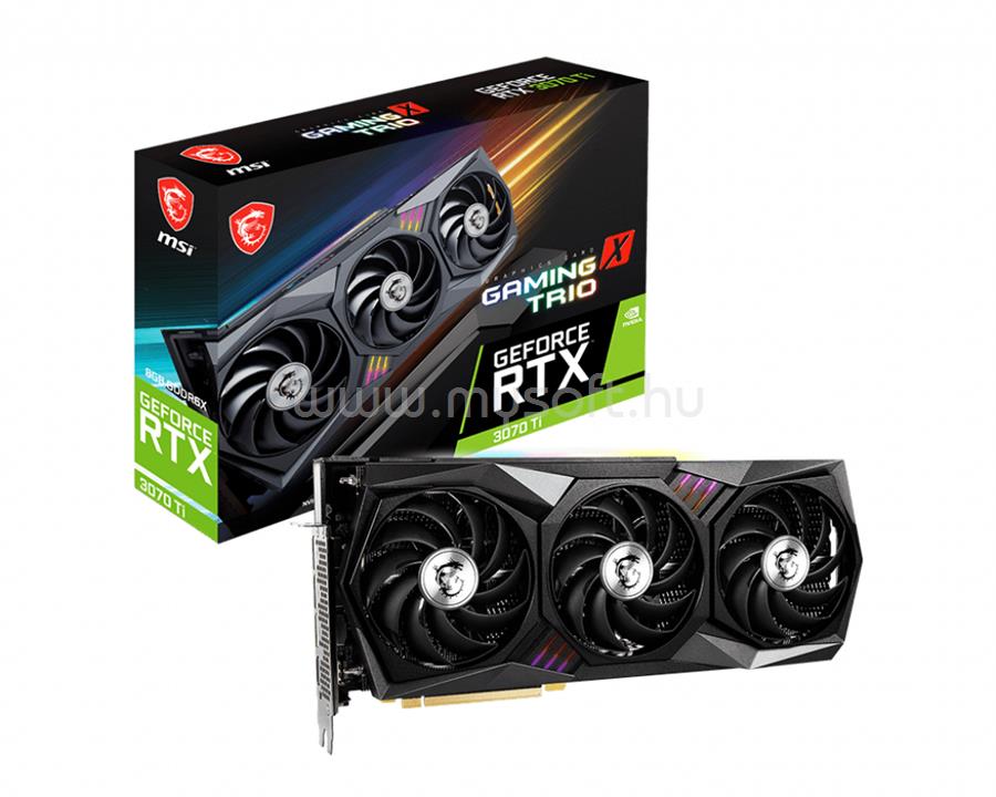 MSI Videokártya nVidia GeForce RTX 3070 Ti GAMING X TRIO 8GB GDDR6X
