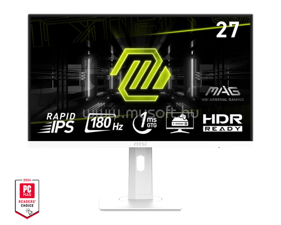 MSI MAG 274PFW Gaming Monitor (fehér)