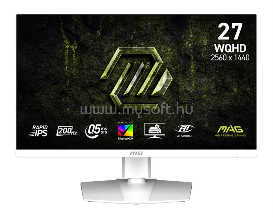 MSI MAG 274QRFW E20 Gaming Monitor (fehér)