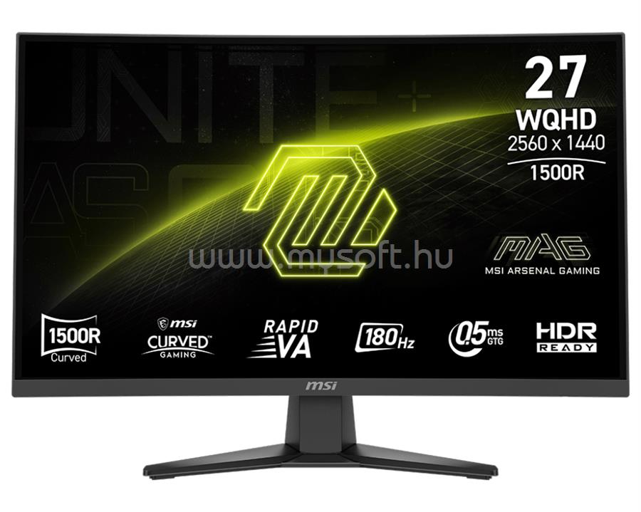 MSI MAG 275CQF E18 ívelt Gaming Monitor