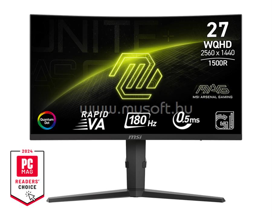 MSI MAG 275CQRF QD E2 ívelt Gaming Monitor