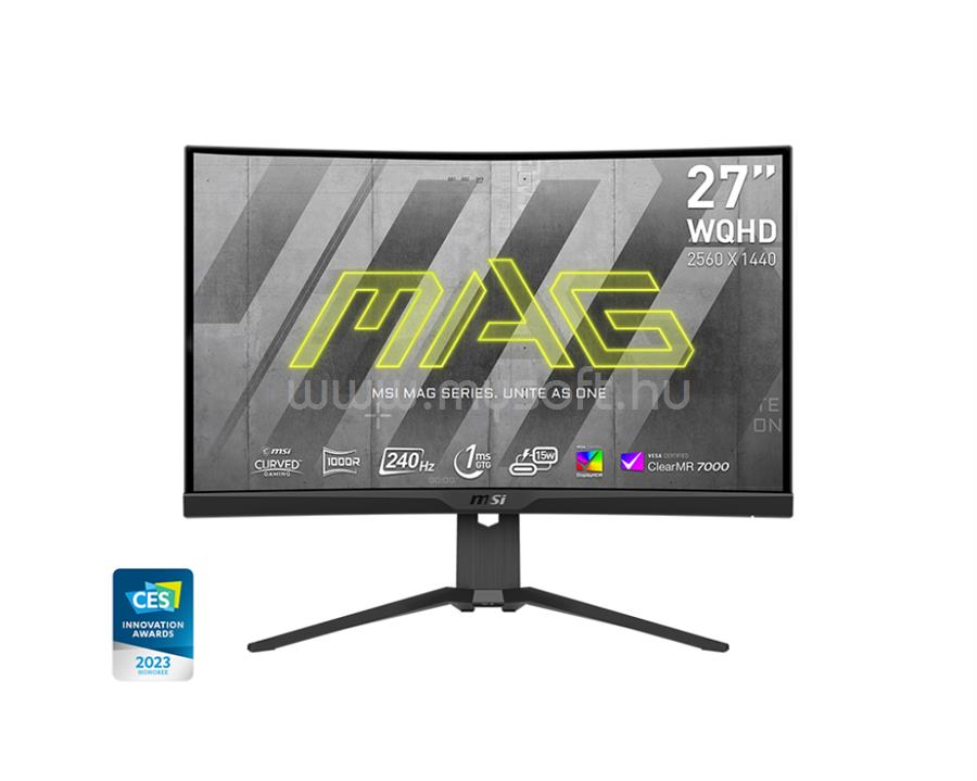 MSI MAG 275CQRXF ívelt Gaming Monitor