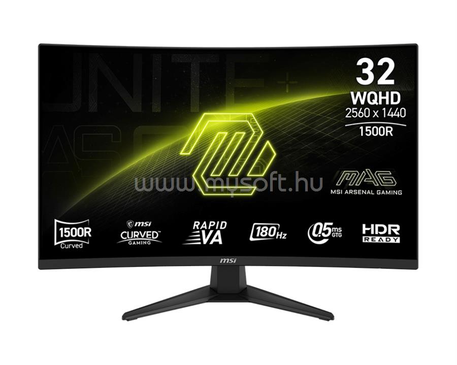 MSI MAG 321CQF E18 ívelt Gaming Monitor