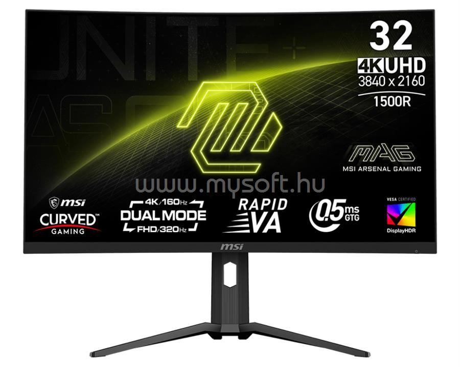 MSI MAG 321CUPDF ívelt Gaming Monitor