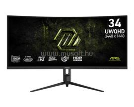 MSI MAG 342CQRF E20 ívelt Gaming Monitor 9S6-3DB64H-089 small