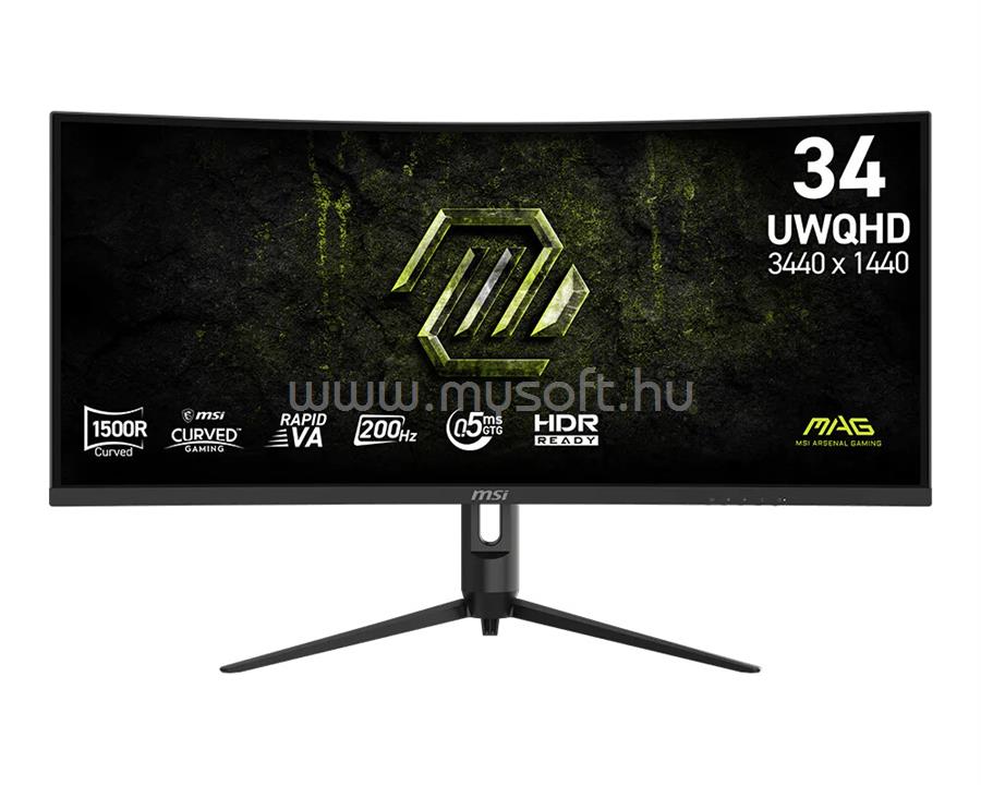 MSI MAG 342CQRF E20 ívelt Gaming Monitor