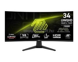 MSI MAG 346CQ ívelt Gaming Monitor 9S6-3DD71M-001 small