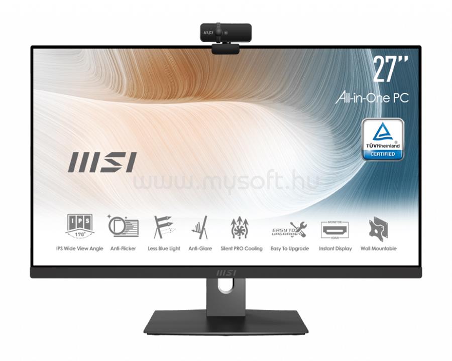 MSI Modern AM271P 11M All-in-One PC (fekete)