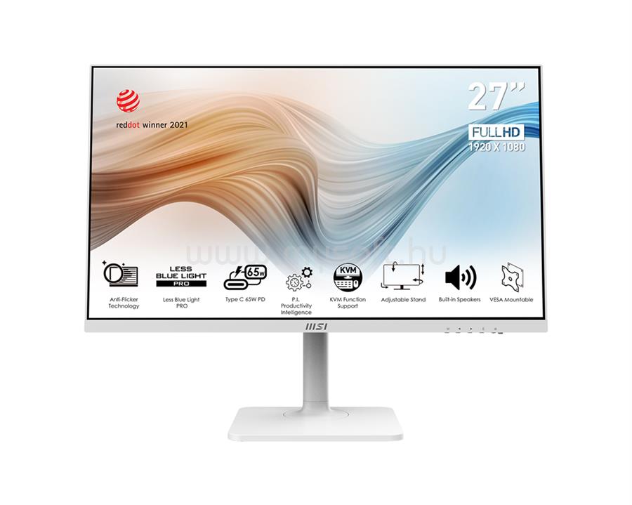 MSI Modern MD272PW Monitor (fehér)