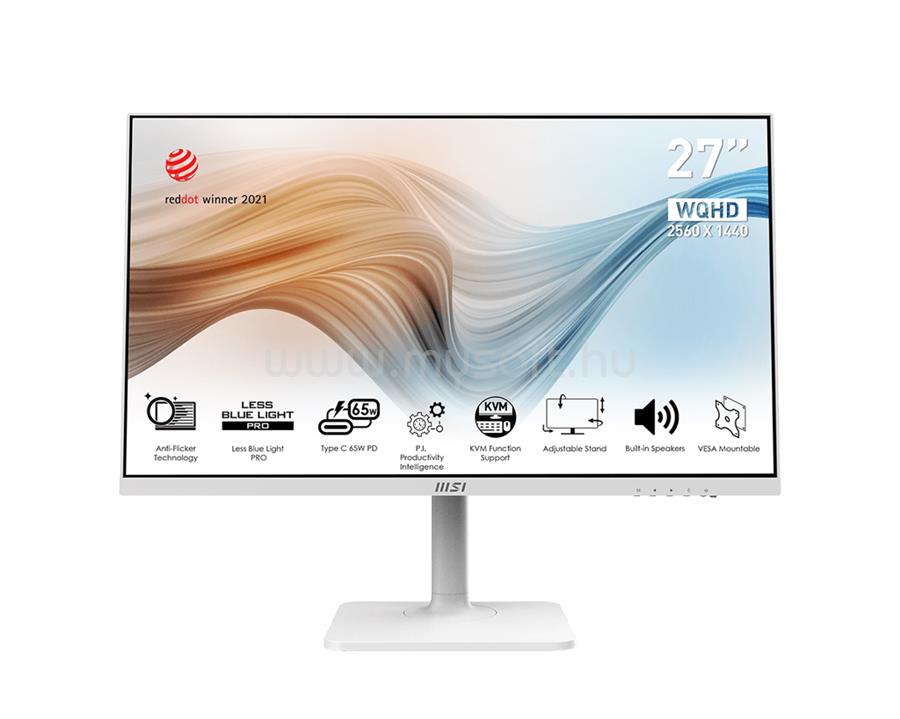MSI Modern MD272QPW Monitor (fehér)
