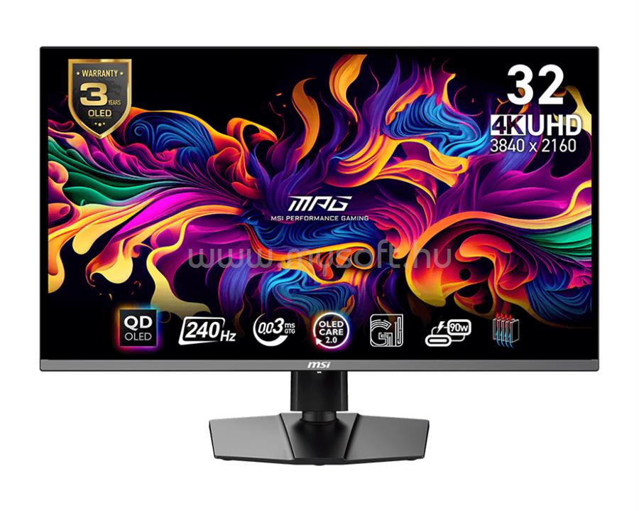 MSI MPG 321URX QD-OLED Gaming Monitor