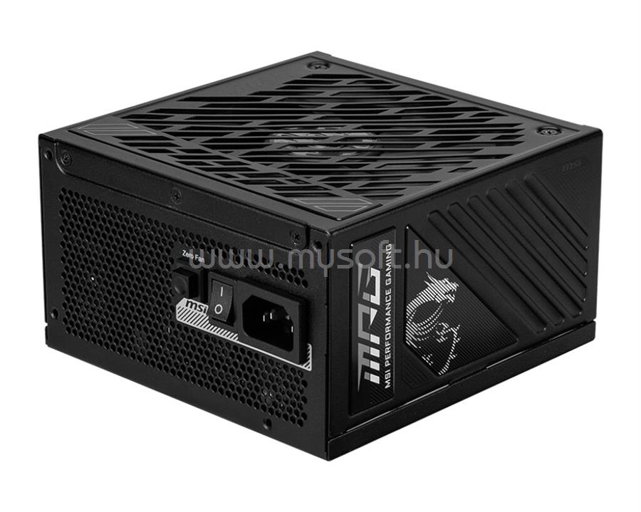 MSI MPG A850GS tápegység - ATX3.1, PCIe5.1, 80Plus Gold, 850W
