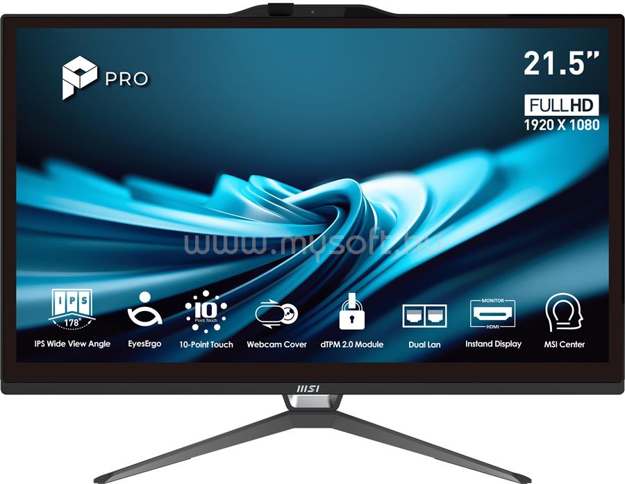 MSI PRO AP222T 14M Touch All-in-One PC (Black)
