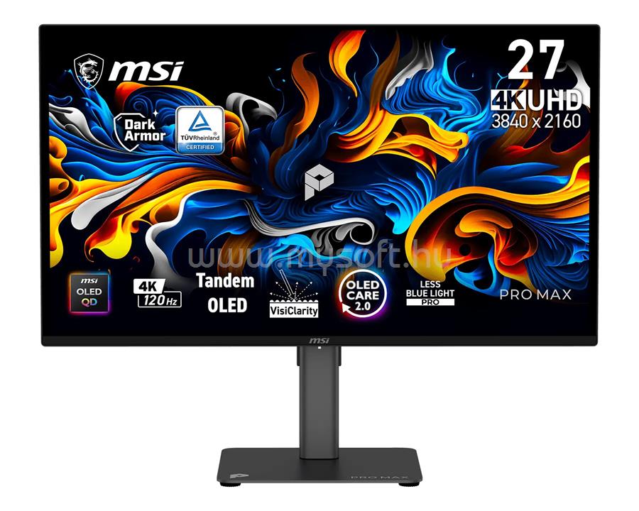 MSI Business PRO MAX 271UPX12G Monitor (fekete)