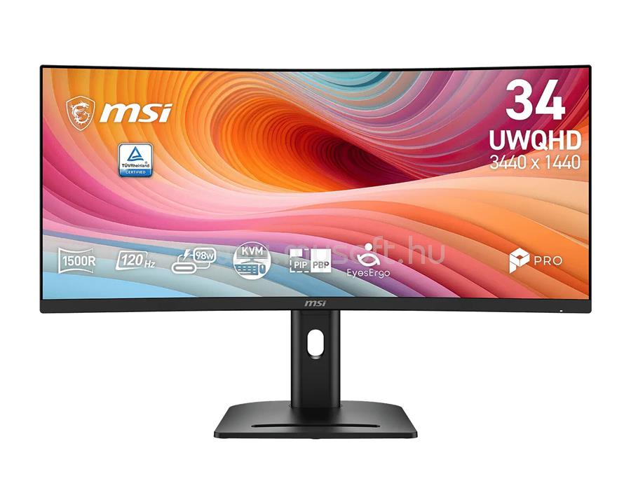 MSI PRO MP341CQPHG E12 ívelt Monitor