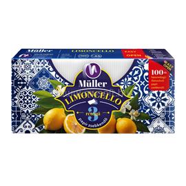 MÜLLER Papírzsebkendő 3 rétegű 100 db/csomag Limoncello MÜLLER_63393 small