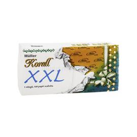 MÜLLER Szalvéta 1 rétegű lapméret: 32 x 32 cm 180 lap/csomag fehér Korall XXL MÜLLER_45261 small