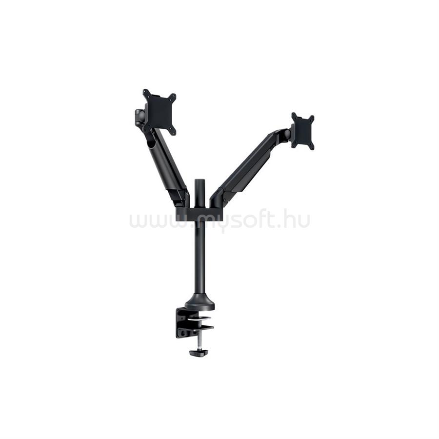 MULTIBRACKETS 2 karos asztali konzol, M VESA Gas Lift Arm Dual Black HD