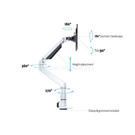 MULTIBRACKETS 7350073737116, VESA Gas Lift XL Single White, 15