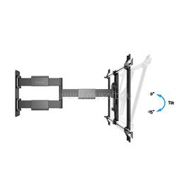 MULTIBRACKETS Fali konzol, M VESA Flexarm Thin Black Large 7350105210143 small