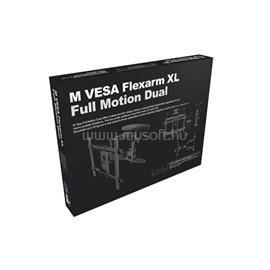 MULTIBRACKETS fali rögzítő Flexarm Full Motion Dual 600x400, karos, dönthető, forgatható, 40-85