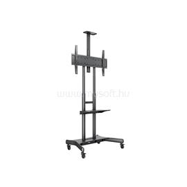 MULTIBRACKETS gurulós padló állvány Basic 180 Single, 55-80", Polc és Kamera állvánnyal, fekete 7350073734627 small