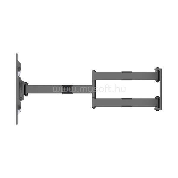 MULTIBRACKETS Long Reach 910 mm fali konzol, karos, dual, dönthető, forgatható 50"-80", fekete
