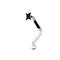 MULTIBRACKETS Rögzítőkészlet (csuklós kar, asztali rögzítés), M VESA Gas Lift Arm Single White HD (15