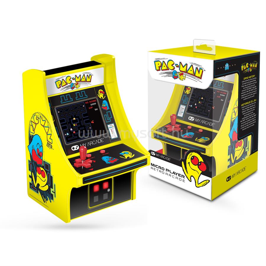 MY ARCADE Játékkonzol Pac-Man Micro Player Retro Arcade 6.75" Hordozható, DGUNL-3220