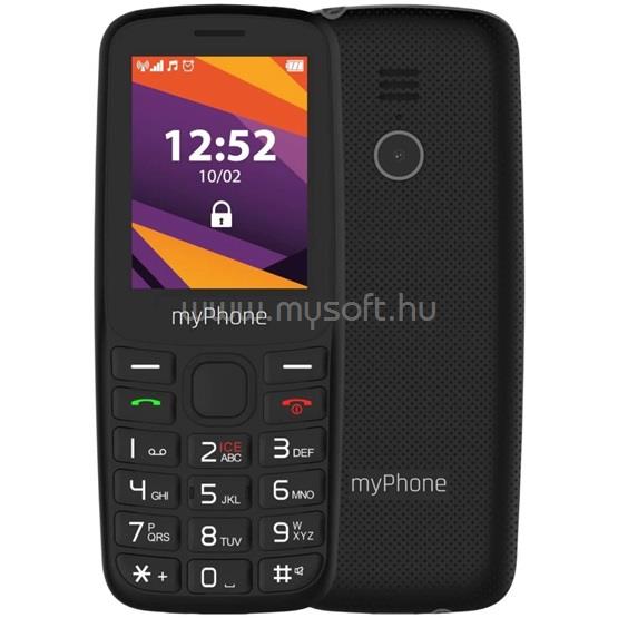 MYPHONE 6410 4G LTE Dual-SIM 128MB mobiltelefon (fekete)
