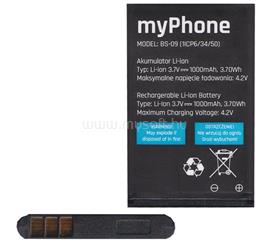 MYPHONE Myphone Halo Easy akku 1000mAh LI-ION MYPHONE_BS-09 small