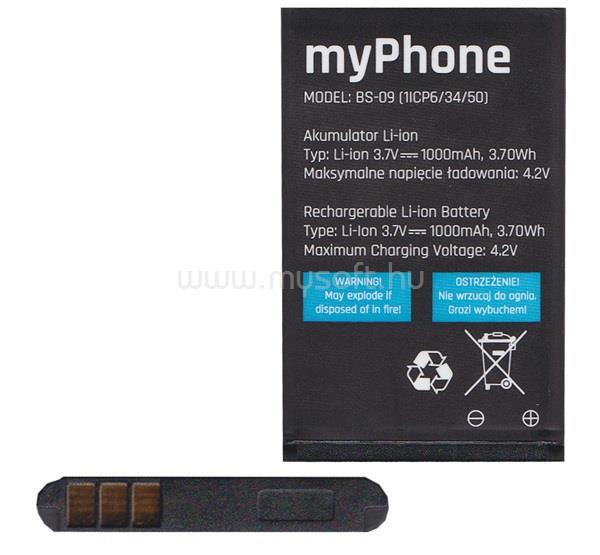MYPHONE Myphone Halo Easy akku 1000mAh LI-ION