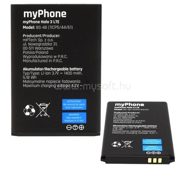 MYPHONE MYPHONE akku 1400mAh LI-ION myPhone 6410 LTE