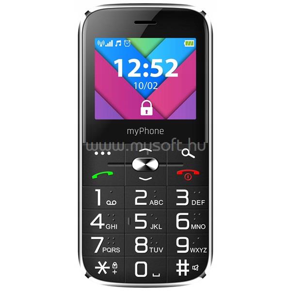 MYPHONE Halo C 2,2" Dual-SIM fekete mobiltelefon