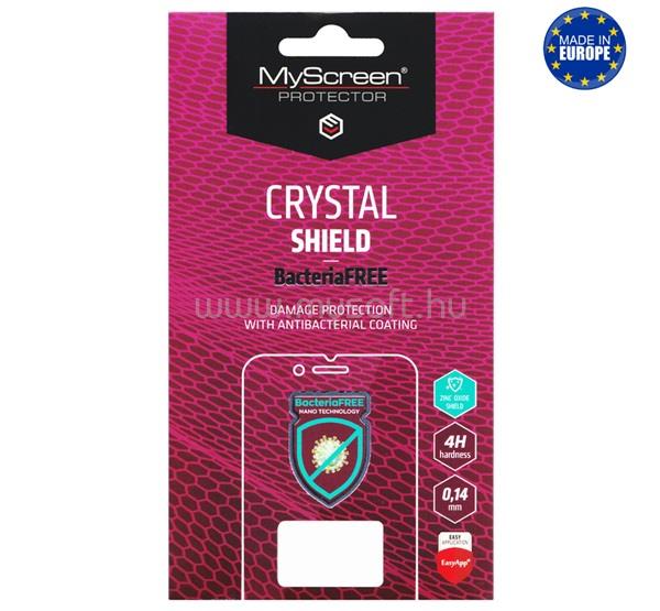 MYSCREEN Samsung A56 5G MYSCREEN CRYSTAL BacteriaFREE képernyővédő fólia antibakteriális, NEM íves, ÁTLÁTSZÓ