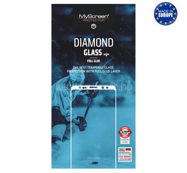 MYSCREEN Google Pixel 10 Pro / 10 MYSCREEN DIAMOND GLASS EDGE képernyővédő üveg 2.5D, 9H, FEKETE