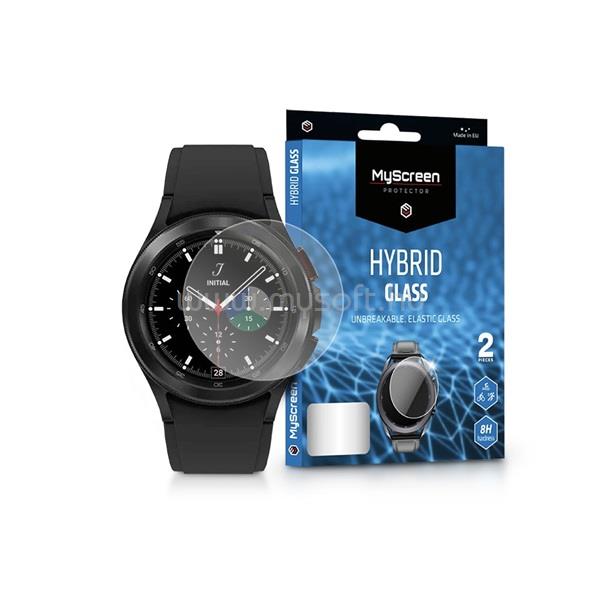 MYSCREENPROTECTOR MSP LA-1916 Samsung Galaxy Watch4 (40mm) Hybrid Glass 2db-os rugalmas üveg kijelzővédő fólia