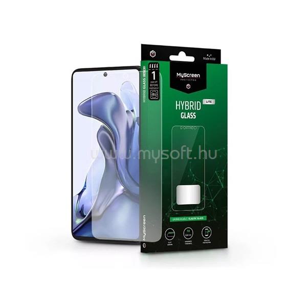 MYSCREENPROTECTOR MSP LA-2056 Xiaomi 11T/11T Pro Hybrid Glass Lite rugalmas üveg kijelzővédő fólia