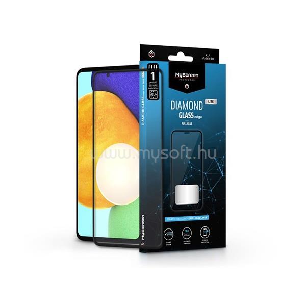 MYSCREENPROTECTOR MSP LA-2081 Galaxy A52/A52 5G/A52s Diamond Glass Lite Edge 2.5D edzett üveg kijelzővédő fólia