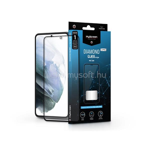 MYSCREENPROTECTOR MSP LA-2121 Samsung G990F Galaxy S21 Diamond Glass Lite Edge2.5D edzett üveg képernyővédő