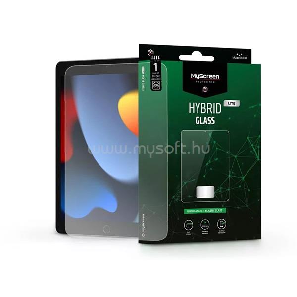 MYSCREENPROTECTOR MSP LA-2124 iPad 10,2 2019/2021 Hybrid Glass Lite rugalmas üveg kijelzővédő fólia