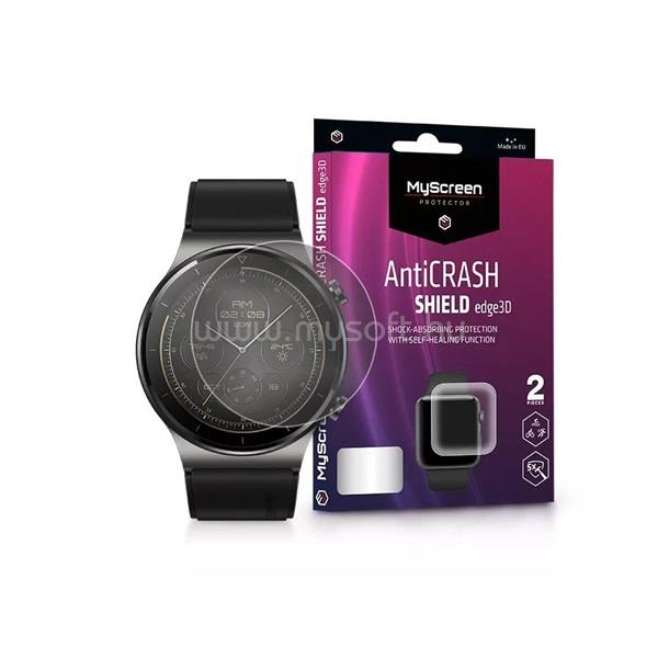 MYSCREENPROTECTOR MSP LA-2273 Huawei Watch GT 2 Pro AntiCrash Shield Edge 3D 2db ütésálló kijelzővédő fólia