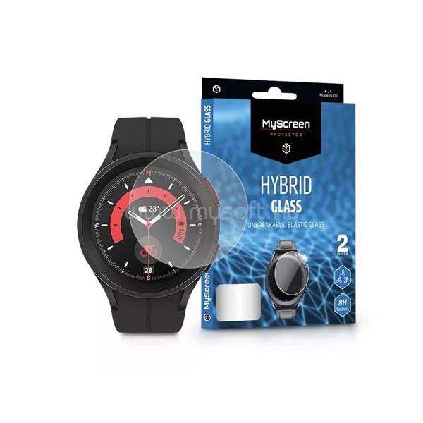 MYSCREENPROTECTOR MSP LA-2285 Galaxy Watch 5 Pro Hybrid Glass 2db rugalmas üveg kijelzővédő fólia
