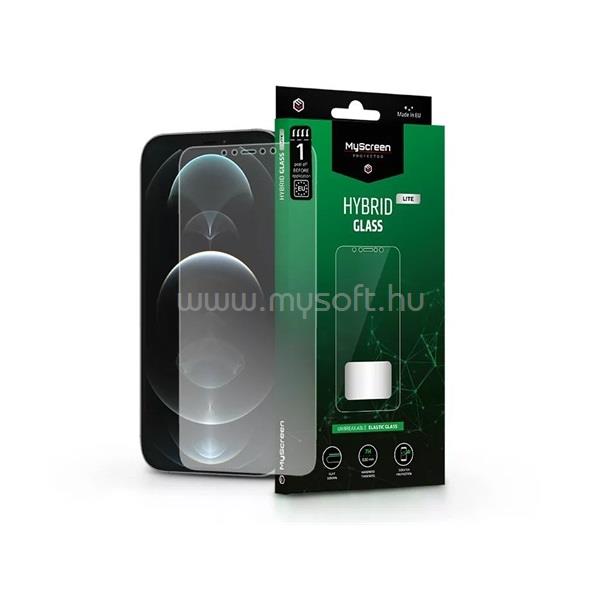 MYSCREENPROTECTOR MSP LA-2300 Apple iPhone 12 Pro Max Hybrid Glass Lite rugalmas üveg kijelzővédő fólia