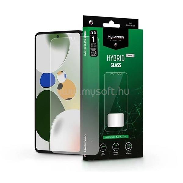 MYSCREENPROTECTOR MSP LA-2304 Xiaomi Poco X5 Pro 5G Hybrid Glass Lite rugalmas üveg képernyővédő fólia