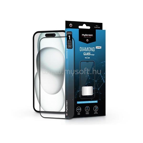 MYSCREENPROTECTOR MSP LA-2329 Apple iPhone 15/15 Pro Diamond Glass Lite edzett üveg képernyővédő fólia