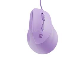 NATEC Crake 2 Pro Fűggőleges Programozható Vezetékes optikai egér 12800DPI - lila NMY-2274 small